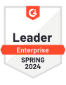 G2 „Leader Enterprise 2024“-Abzeichen