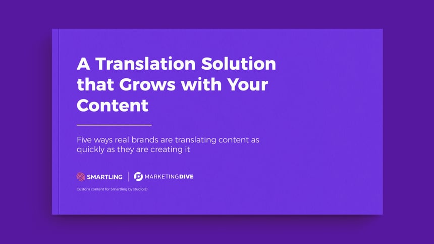 Une solution de traduction qui évolue avec votre contenu