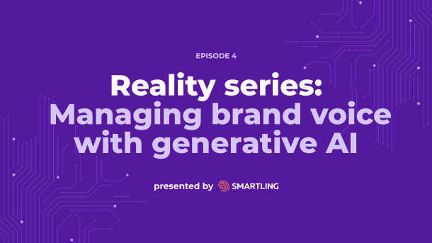 Reality-serien: Avsnitt 4 - Hantera varumärkesröst med generativ AI
