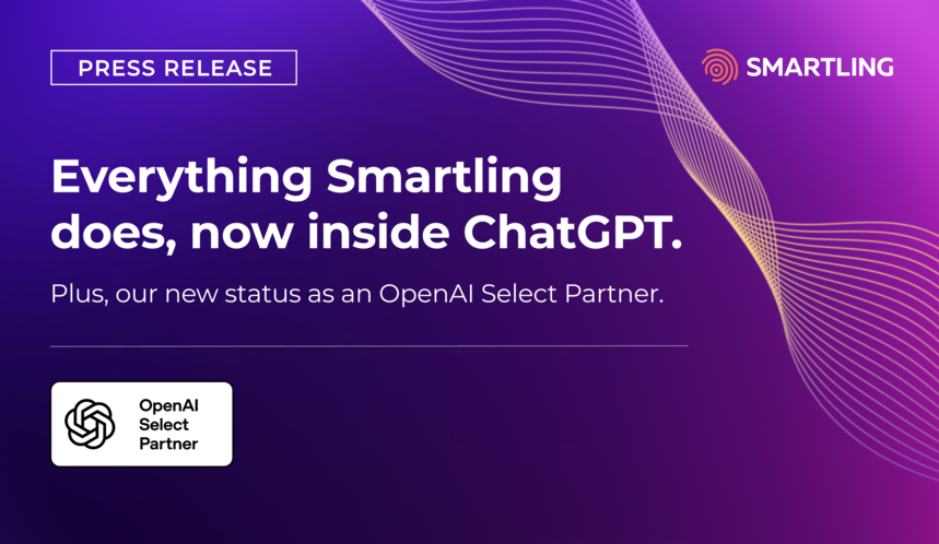 Smartling a nommé un partenaire OpenAI Select et lance un plugin pour ChatGPT