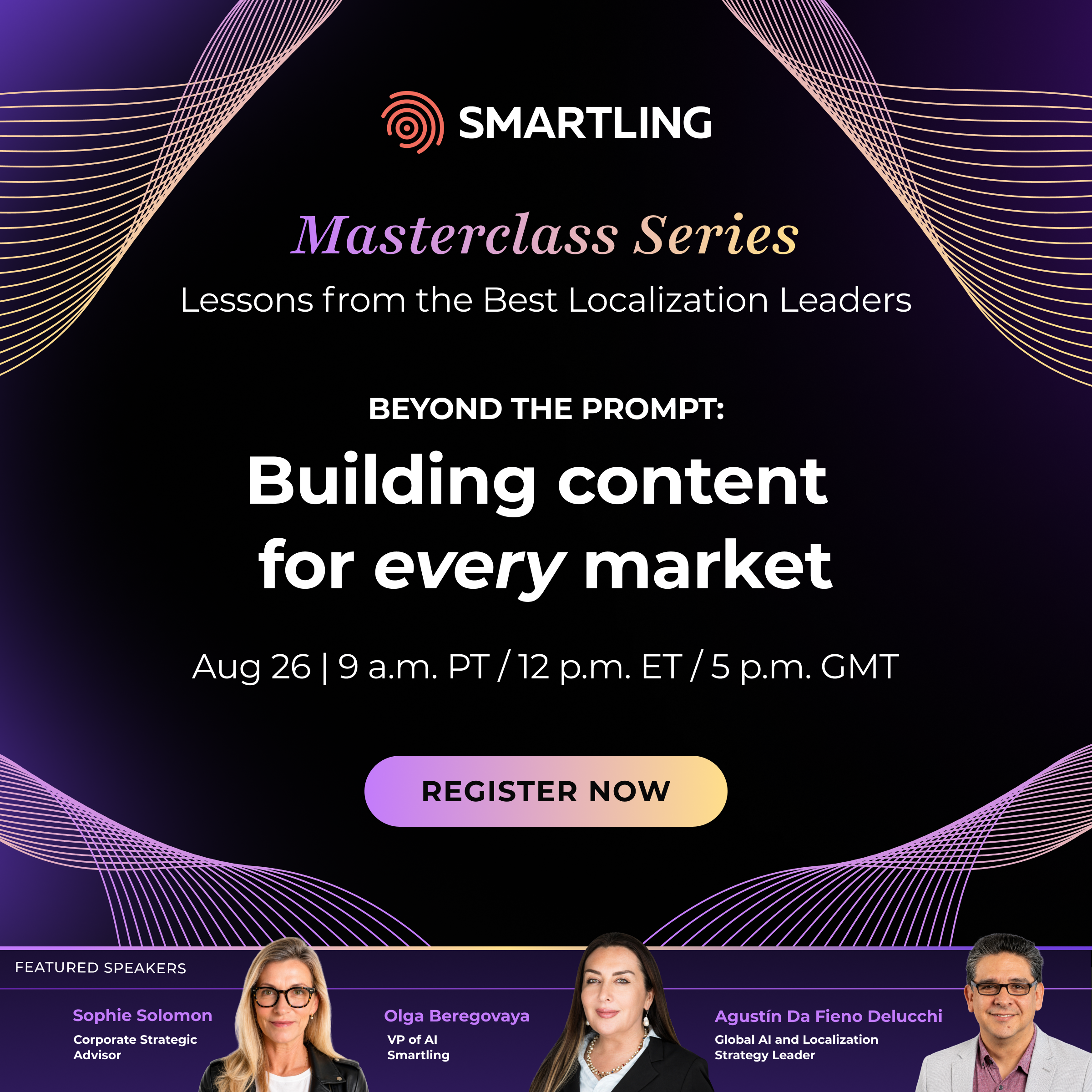 Masterclass Webinar Series #4 with Sophie &amp; Agustín