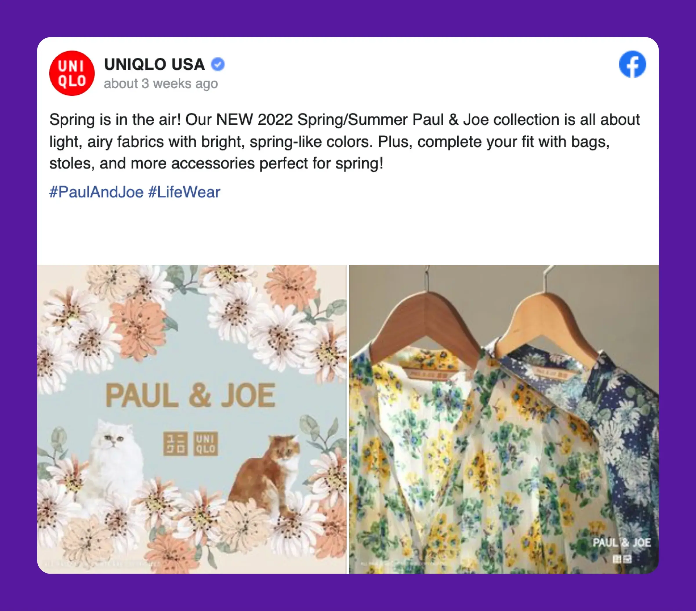 Lokalisering av sociala medier - Uniqlo USA