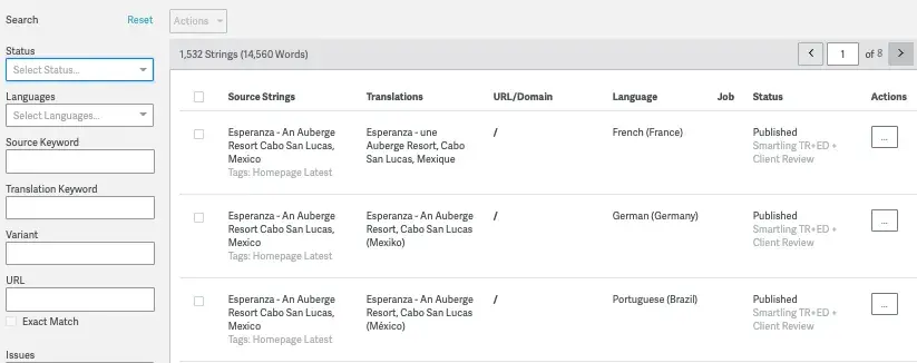 Ny UX Strings View